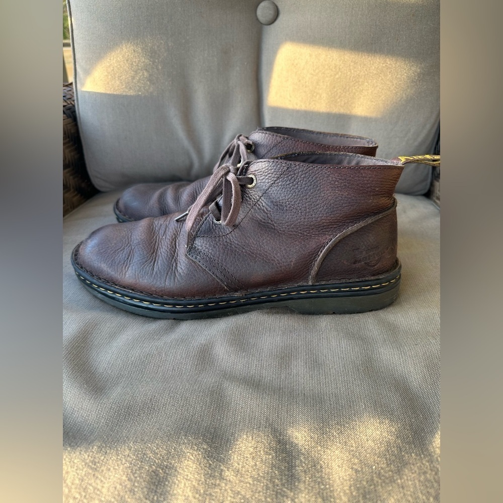 Doc Dr Martens Sussex Chukka Work Boots Leather Men’s Size 12 Non-Slip Brown